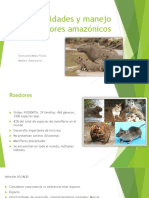Generalidades y Manejo de Roedores Amazónicos