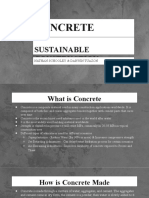 Sustainable Presentation - Concrete