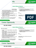 Career Opportunity: We Are Hiring