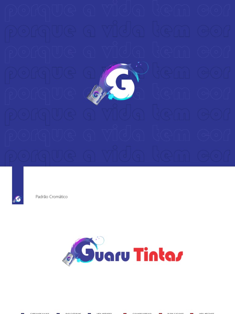 Guaru tintas logotipo pdf printing text