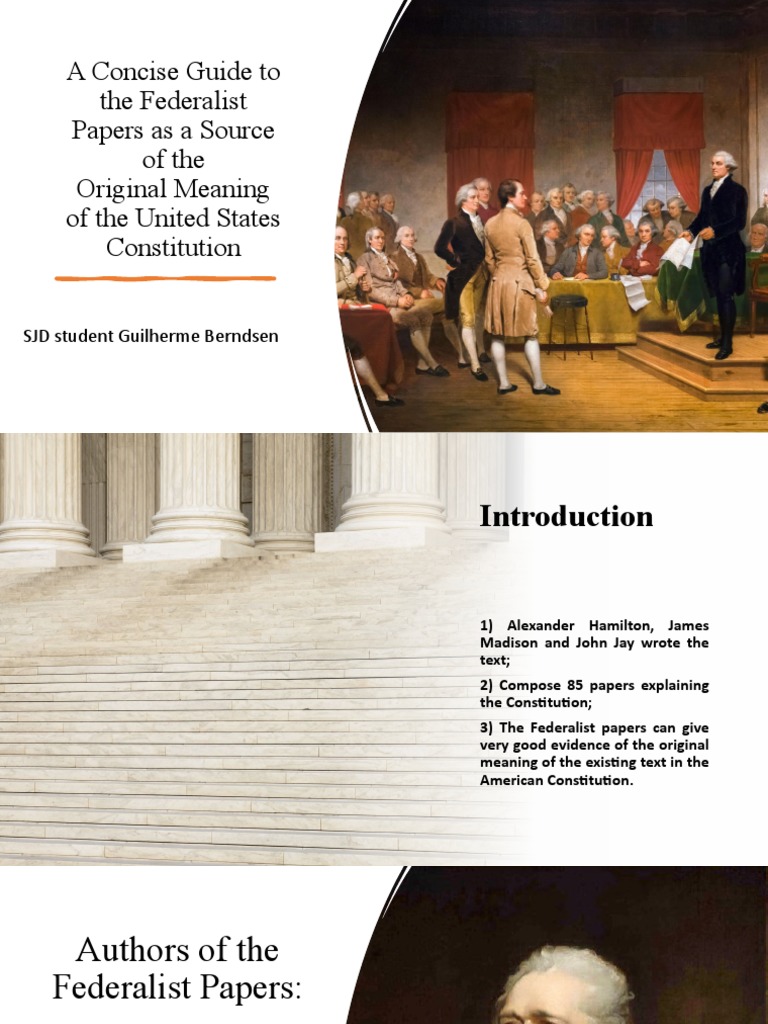 Federalism Papers | PDF | The Federalist Papers | Politics Of The ...