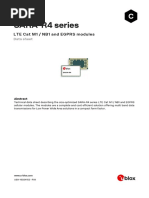 Arduino SARA-R4 DataSheet (UBX-16024152)