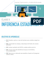 Clase 5. Inferencia Estadística III