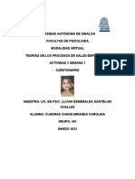 Cuestionario Teoria de Los Procesos Salud Enfermedad