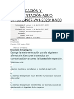 Autoevalucacionde Comunicacion y Argumentacion