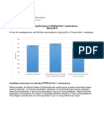 Examination Performance Report Spring 2018 Part 1