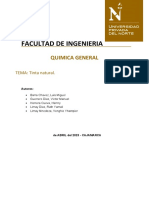 Facultad de Ingenieria: Quimica General