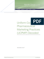 Uniform Code For Pharmaceutical Marketing Practices - Decoded