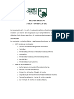 Plan de Trabajo Física Y Química 4º Eso