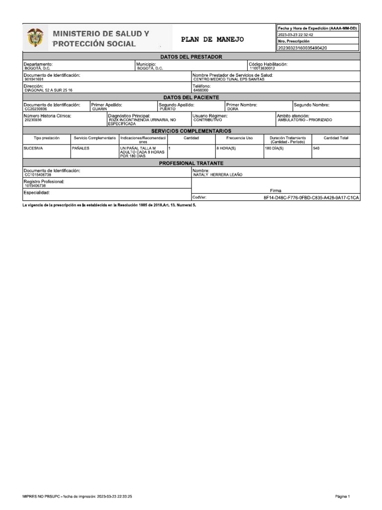 Dora Guarin Puerto Mipres PDF