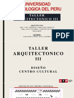 Universidad Tecnologica Del Peru: Taller Arquitectonico Iii