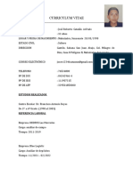 Curriculum Vitae: Datos Personales