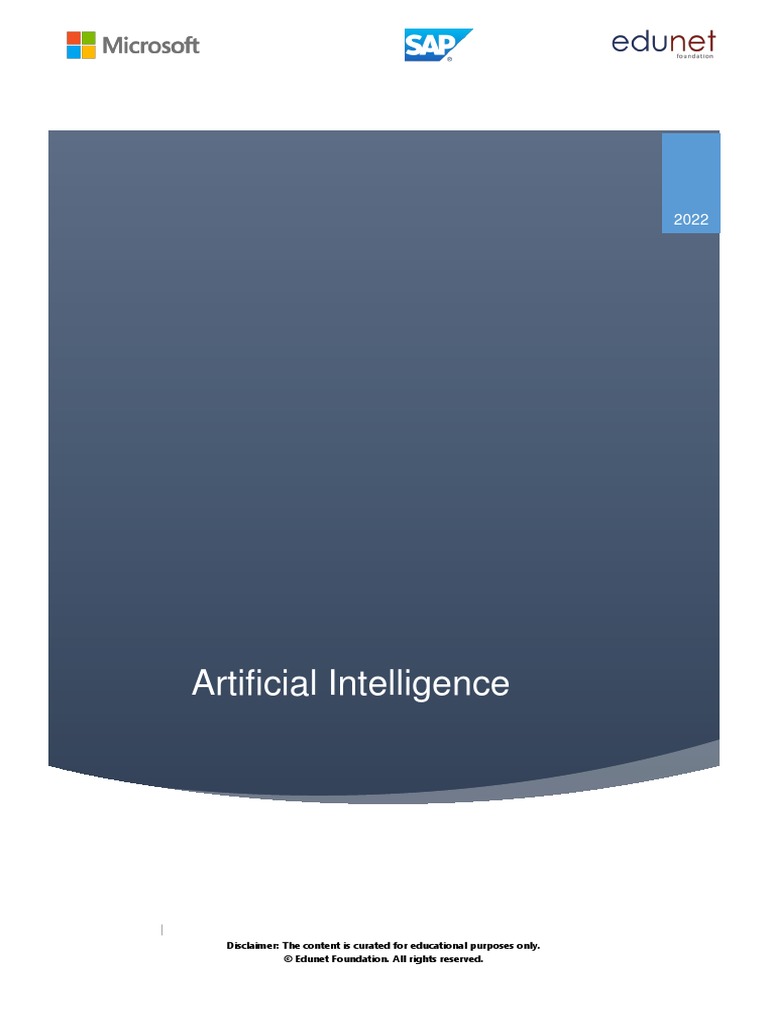 Artificial Intelligence PDF Machine Learning Artificial Intelligence