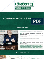 A World of Cheese: Company Profile & Products