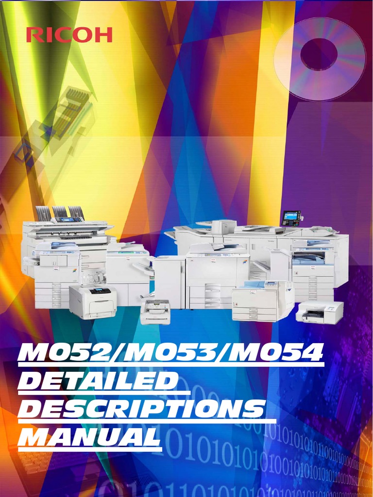 M052/M053/M054 Detailed Descriptions Manual | PDF | Image Scanner ...