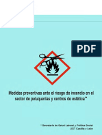 Medidas Preventivas Riesgo Incendios Peluquerias