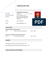 Curriculum Vitae: Personal Details Deddy Sadmaka Nugraha