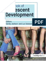 Adolescent Development: Handbook of