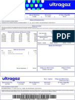 Comprovante de Residência (Fatura ULTRAGAZ)