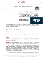 Decreto #31.273 de 29 de Julho de 2019: Lei Orgânica