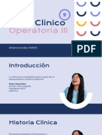Caso Clinico: Operatoria III