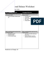 Decisional Balance Worksheet 1