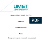 Ensayo Con Respecto en Ecuación Presupuestaria