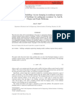 Earthq Engng Struct Dyn - 2016 - Hall - Discussion of Modelling Viscous Damping in Nonlinear Response History Analysis of