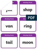 Fox Van Tail Shop Ring Moon: Blending Words Blending Words