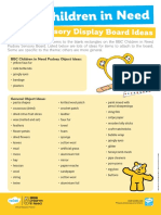 BBC Children in Need: Pudsey Sensory Display Board Ideas