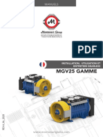 Mgv25 Gamme: Installation, Utilisation Et Entretien Gearless