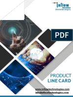 Latest Inflow Technologies Product Line Card 1