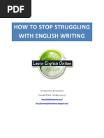 Download How to Stop Struggling With English Writing by Learn English Online SN64103176 doc pdf