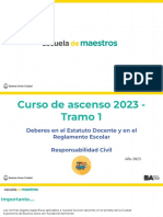 Deberes en El Estatuto Docente y en El Reglamento Escolar y Responsabilidad Civil