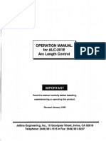 Alc-201 Arc Length Control Manual