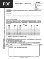 1 Subject: Marking The Date of Manufacture