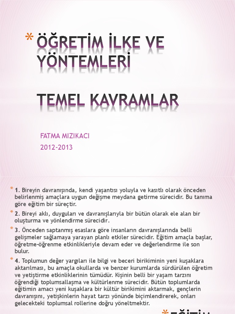 Fatma Mizikaci 2012-2013 | PDF