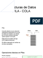 Estructuras de Datos PILA - COLA - Lista Cicular ListaDoble