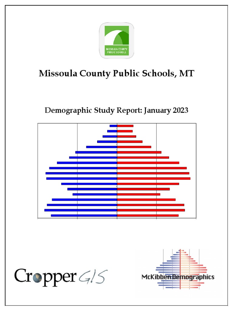 Missoula County Public Schools MT Demographic Study Report 1 26 23