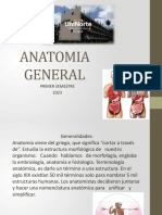 Anatomia General: Primer Semestre 2023