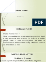 Normal Flora: BY: Ms Lumingu
