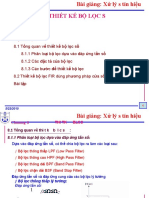 Thiết Kế Bộ Lọc S: Chương 8