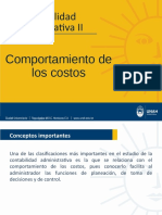 Comportamiento de Los Costos