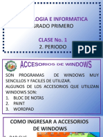 Tecnologia E Informatica Clase No. 1: Grado Primero 2. Periodo