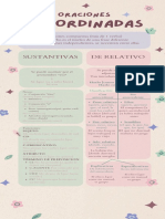 ORACIONES Subordinadas Sustantivas y de Relativo