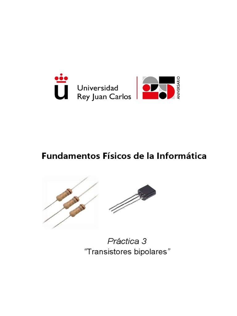 Transistores Bipolares y Puertas Lógicas | PDF | Transistor | Puerta lógica