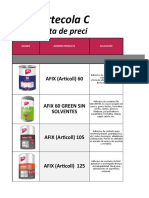 Lista de Preci: Artecola CH