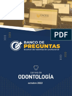 BANCO DE PREGUNTAS - ODONTOLOGÍA OCT 2022(Autosaved)