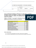 Práctica Dirigida 06: Punto de Equilibrio Y Utilidad Deseada