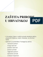 Zaštita Prirode U Hrvatskoj